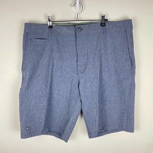NEW Linksoul Boardwalker Shorts Blue Stretch Pockets Golf Performance‎ Men's 40
